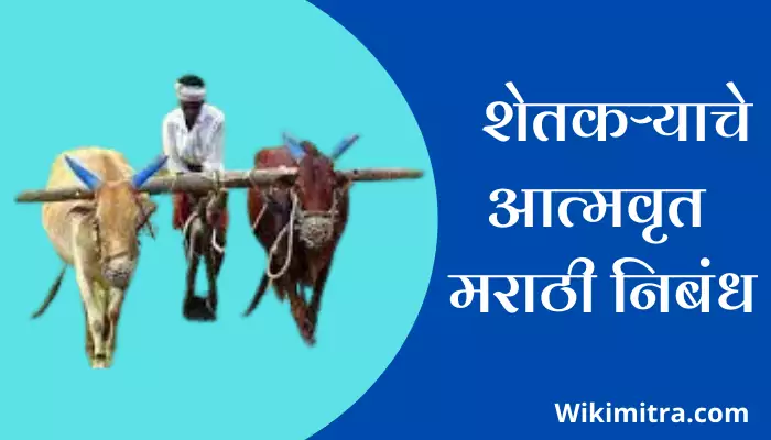 Autobiography Of A Farmer Essay In Marathi