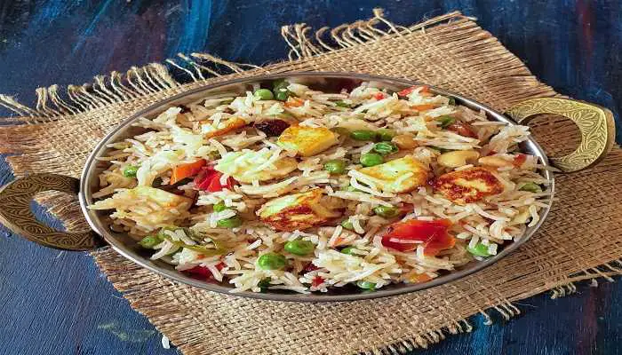 Paneer Pulao Recipe 